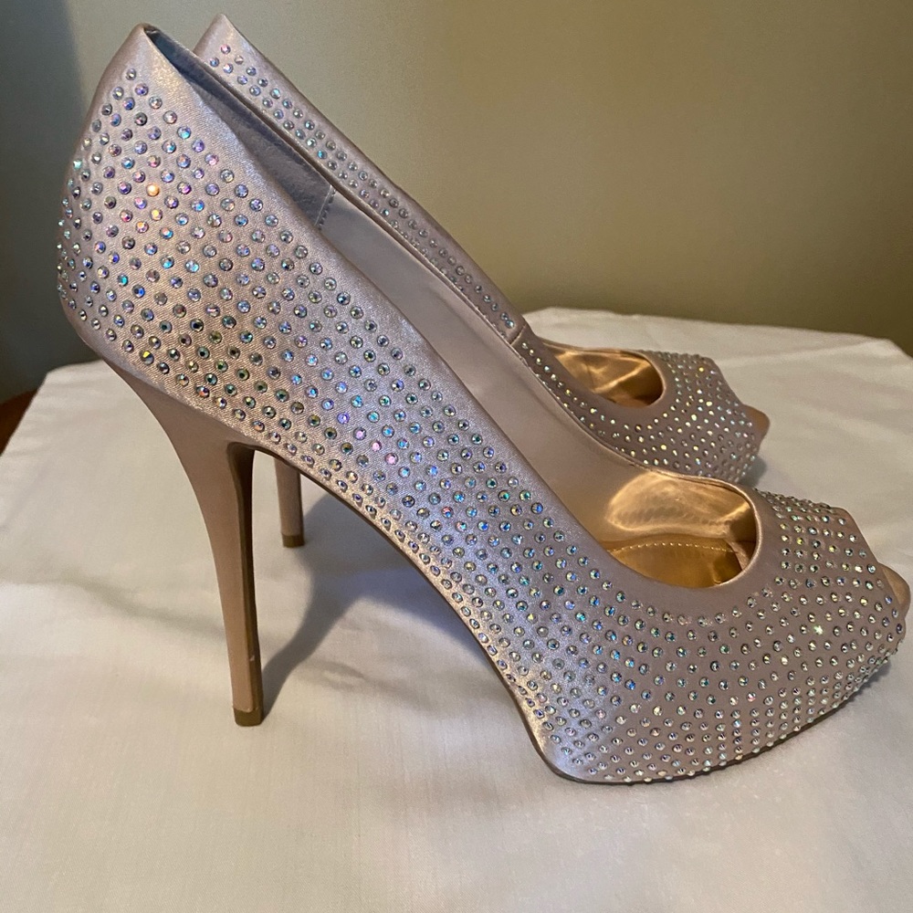 Jennifer Lopez Rhinestone Heels